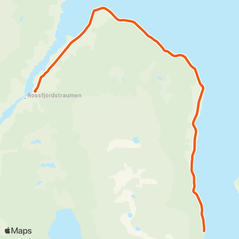 Svipper Rossfjord skole - Steinheim map
