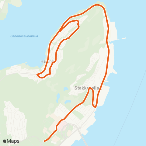 Svipper UiT - Hamna sør map