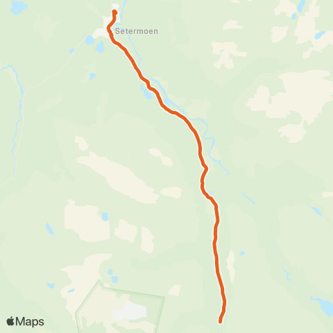 Svipper Setermoen - Sørdalen map