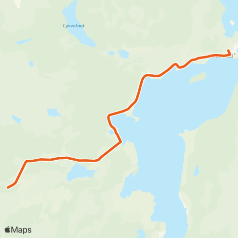 Svipper Gibostad skole - Grasmyrskogen map