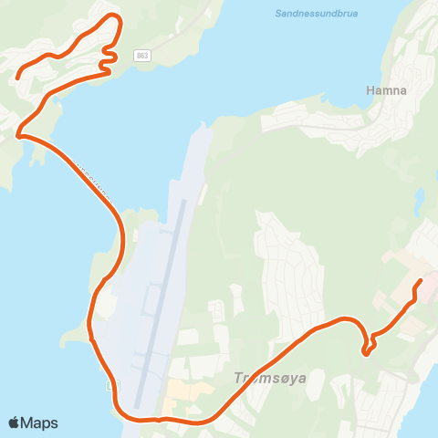 Svipper Direkterute Slettaelva map