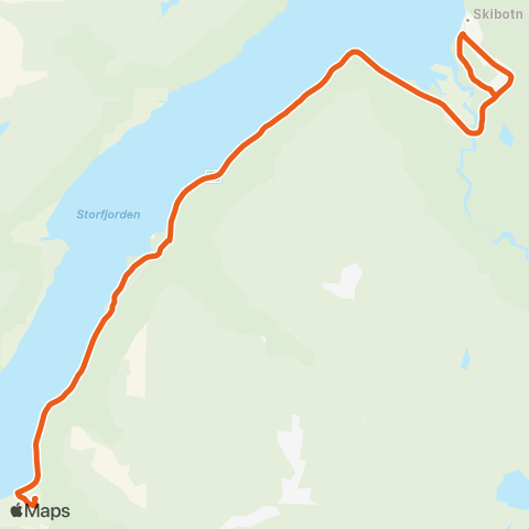 Svipper Hatteng sk.-Skibotn map