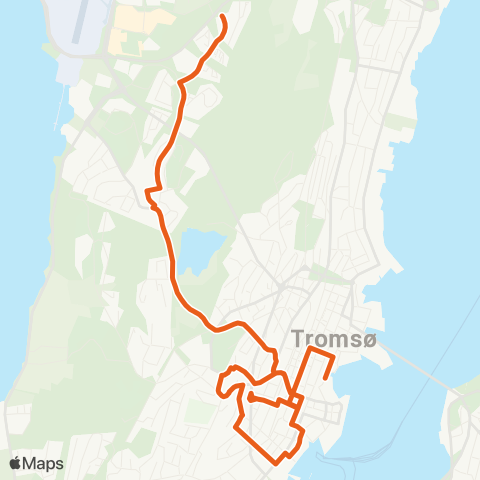 Svipper Servicerute map