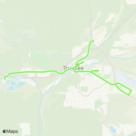 Town of Truckee Truckee Local map