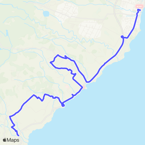 Trans Sud La Plaine - Bourg Capesterre map