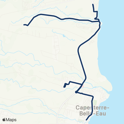 Trans Sud Caranguaise - Brg de Capesterr map