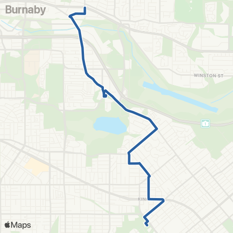 TransLink Holdom Station / Edmonds Station map
