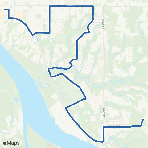 TransLink Haney Place / Albion map