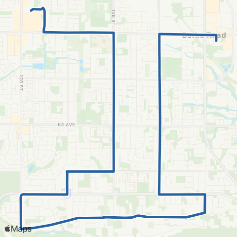 TransLink Newton Exchange / Scottsdale map