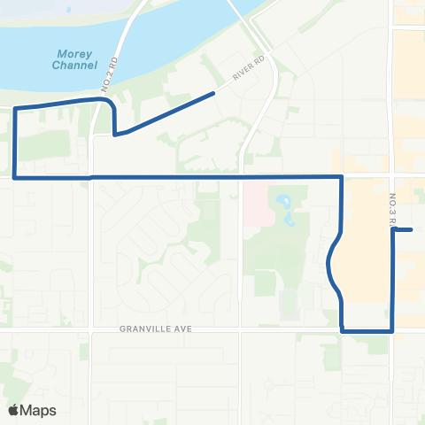 TransLink Richmond Oval / Brighouse Station map