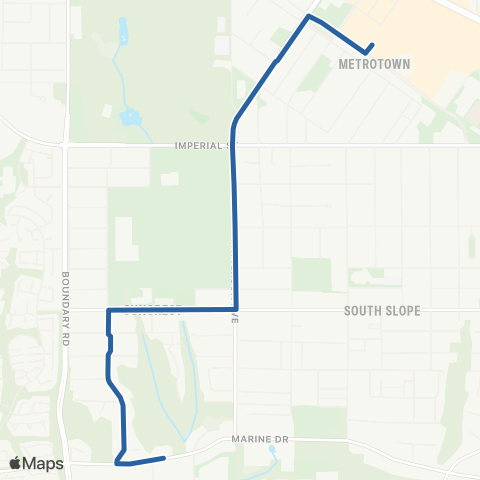 TransLink Metrotown Station / Suncrest map