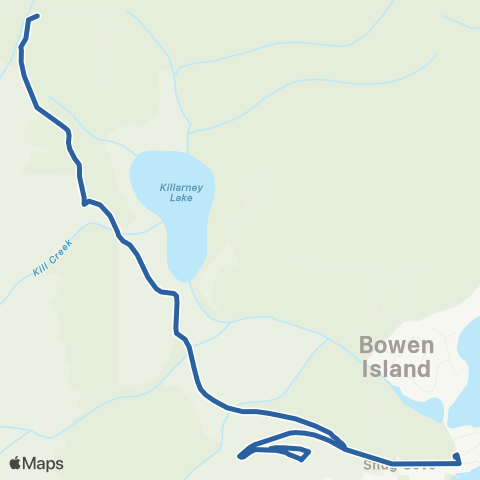 TransLink Mt Gardner / Snug Cove map