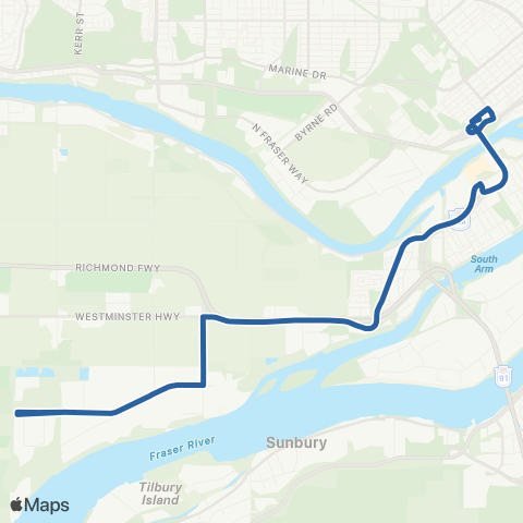 TransLink Kingswood / 22nd St Station map