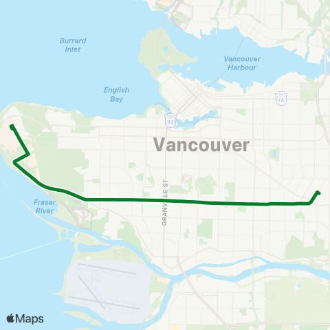 TransLink 41st Ave map