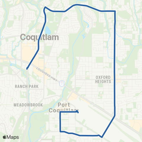 TransLink Coquitlam Central / Port Coquitlam Sta map