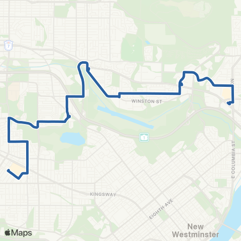 TransLink Lougheed Station / Metrotown Station map