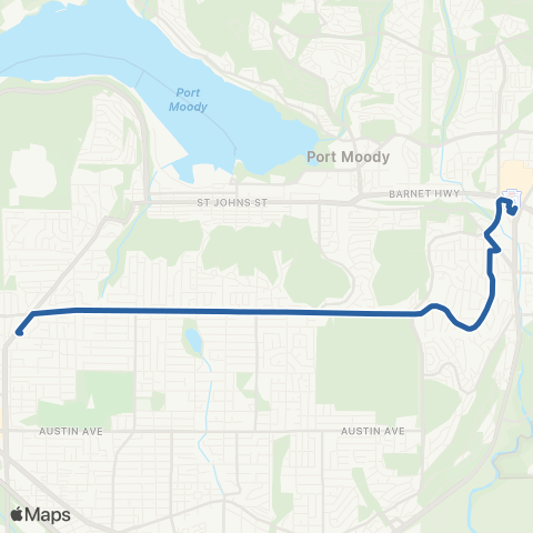 TransLink Coquitlam Central / Burquitlam Station map