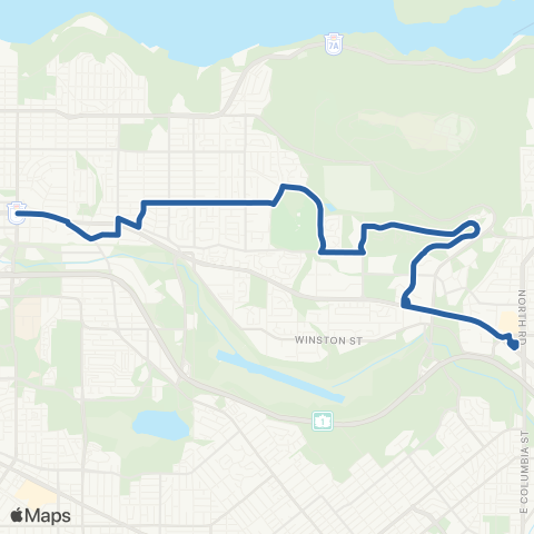 TransLink Lougheed Station / Brentwood Station map