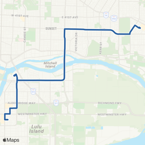 TransLink Metrotown / Brighouse Station map