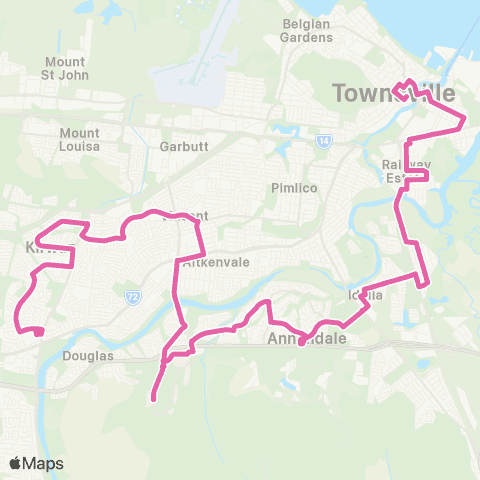 Kinetic City - Hospital, University and Willows map