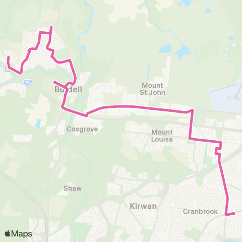 Kinetic Stockland - North Shore - Bushland Beach map