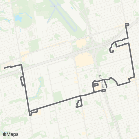 TTC Lawrence Manor map