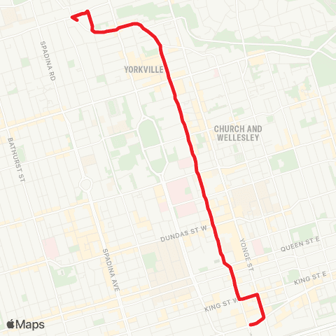 TTC Bay map