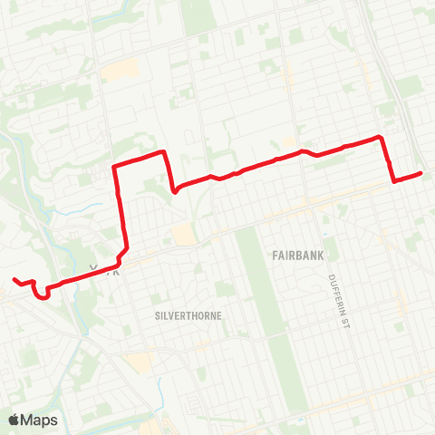 TTC Castlefield map