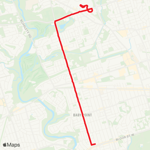 TTC Jane South map