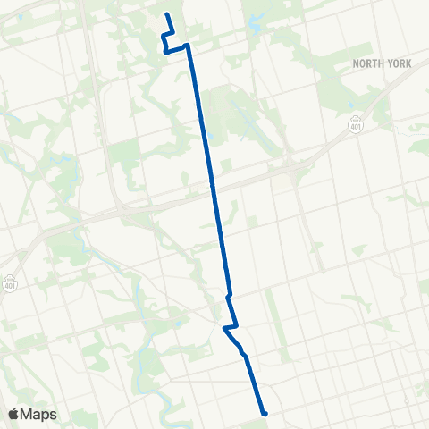 TTC Keele map