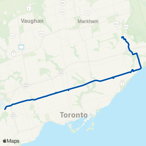 TTC Eglinton map