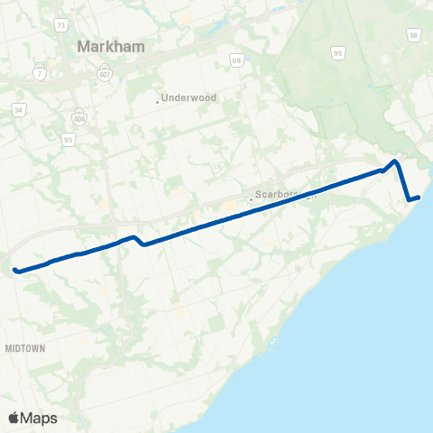TTC York Mills map