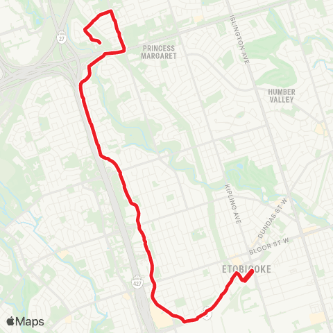 TTC East Mall map