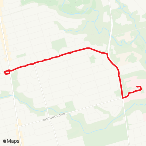 TTC Sunnybrook map