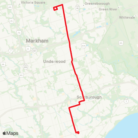 TTC McCowan North map