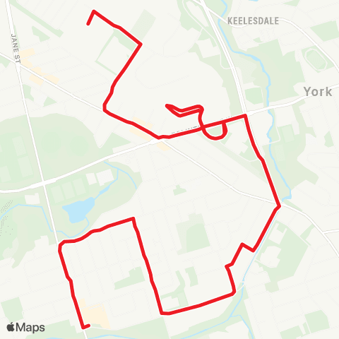 TTC Mount Dennis map