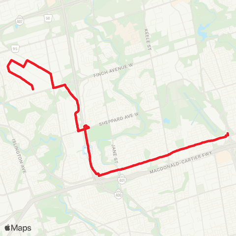 TTC Torbarrie map