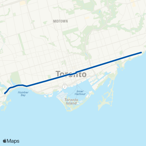 TTC Queen map