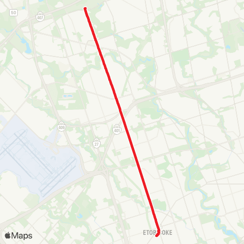 TTC Kipling map