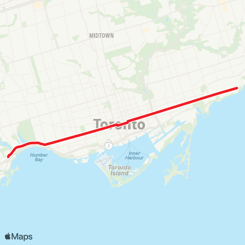 TTC Queen map