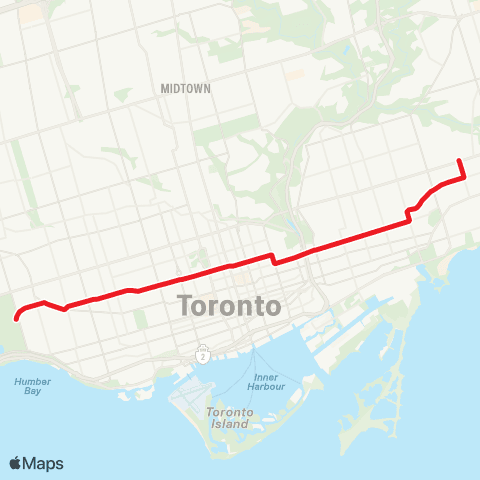 TTC Carlton map