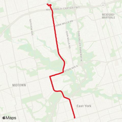 TTC Leslie map