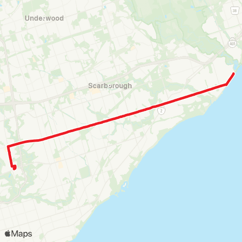 TTC Lawrence East map