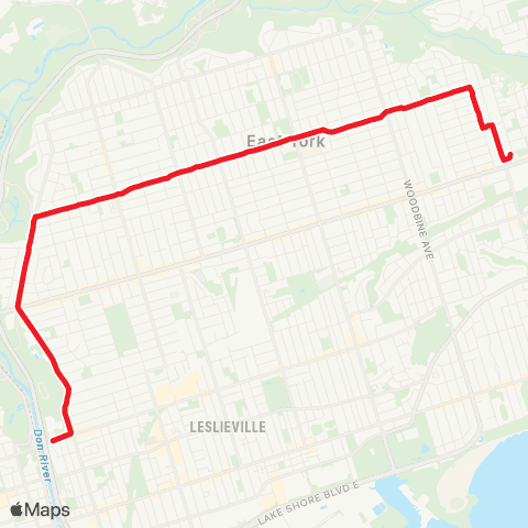 TTC Mortimer map