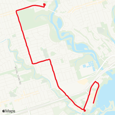 TTC Prince Edward map