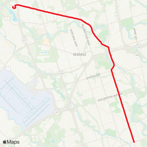 TTC Royal York map
