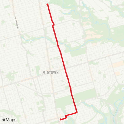 TTC Mount Pleasant map