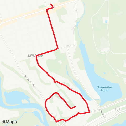 TTC Swansea map