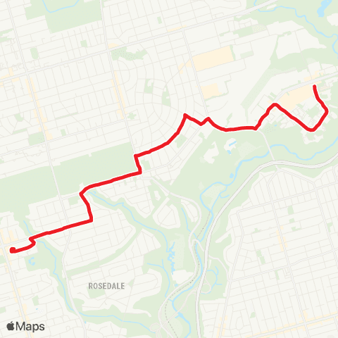 TTC South Leaside map