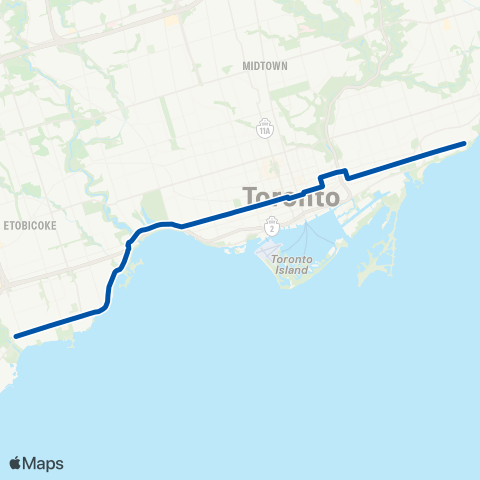 TTC Queen map